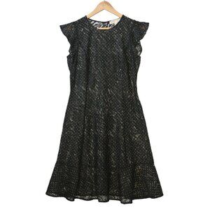 NWT Michael Kors Black Sheath Short Sleeve Dress S